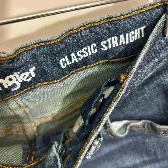 Wrangler Classic Straight Youth Jeans Size 10 Reg Adjustable Waist - Picture 5 of 6